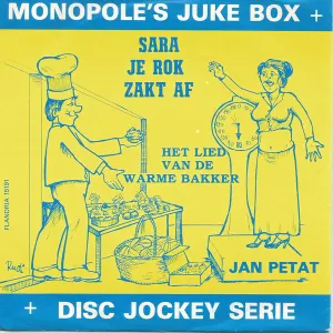 Pochette de Het lied van de warme bakker / Sara je rok zakt af de Johnny Blenco