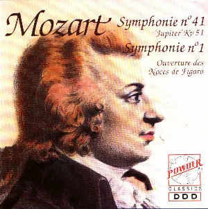 Pochette Mozart: Symphonie n°41 / Symphonien°1