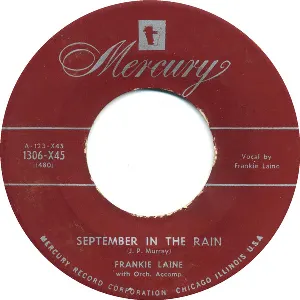 Pochette de September in the Rain / Satan Wears a Satin Gown de Frankie Laine