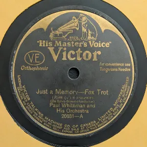 Pochette de Cheerie Beerie Be / Just a Memory de Paul Whiteman and His Orchestra