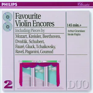 Pochette de Favourite Violin Encores de Arthur Grumiaux