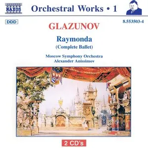Pochette de Orchestral Works, Volume 1: Raymonda (Complete Ballet) de Alexander Glazunov - Moscow Symphony Orchestra