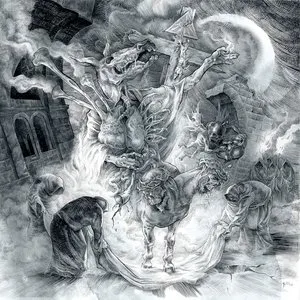 Pochette de N.O.I.R. (Nécromancie Outrancière et Irresponsabilité Religieuse) de Lugubrum