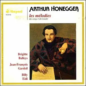 Pochette de Les mélodies de Arthur Honegger