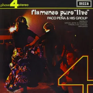 Pochette de Flamenco puro 'live' de Paco Peña