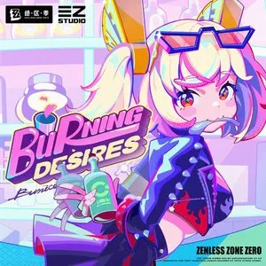 Pochette de Burning Desires de HOYO-MiX