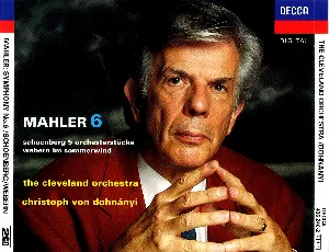 Pochette Mahler 6 / Schoenberg: 5 Orchesterstücke / Webern: Im sommerwind