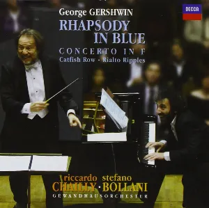 Pochette de Rhapsody in Blue / Piano Concerto in F de Riccardo Chailly - George Gershwin - Stefano Bollani - Gewandhausorchester Leipzig