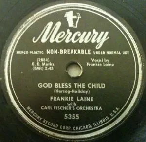 Pochette de God Bless the Child / Don't Cry Little Children Don't Cry de Frankie Laine