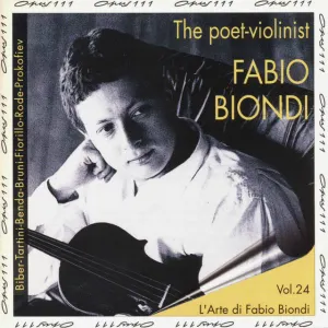 Pochette de The Poet-Violinist de Fabio Biondi