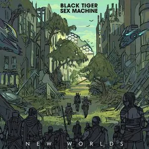 Pochette de New Worlds de Black Tiger Sex Machine