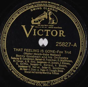 Pochette de That Feeling Is Gone / Lullaby in Rhythm de Benny Goodman and His Orchestra