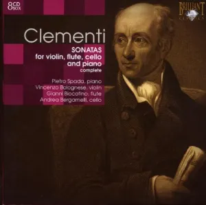 Pochette de Sonatas for Violin, Flute, Cello and Piano (complete) de Muzio Clementi - Pietro Spada
