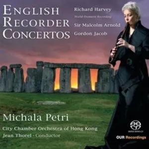 Pochette de English Recorder Concertos de Michala Petri - Gordon Jacob - Malcolm Arnold