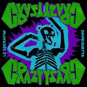 Pochette de CRAZY (David Guetta remix) de LE SSERAFIM