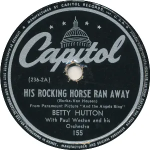 Pochette His Rocking Horse Ran Away / It Had to Be You