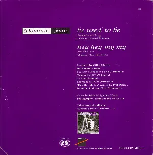 Pochette de He Used to Be de Dominic Sonic