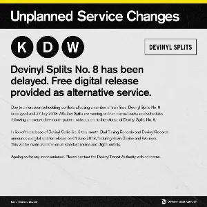 Pochette de Devinyl Splits: Unplanned Service Changes de Kevin Devine