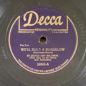 Pochette de We'll Build a Bungalow / Nashville Blues de Sy Oliver and His Orchestra