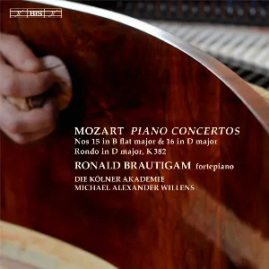 Pochette Piano Concertos nos. 15 in B-flat major / 16 in D major / Rondo in D major, K. 382