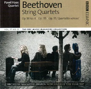 Pochette BBC Music, Volume 17, Number 9: String Quartets op. 18 no. 4 / op. 135 / op. 95, ‘Quartetto serioso’