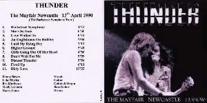 Pochette de 1990-04-13: Mayfair Ballroom, Newcastle, UK de Thunder