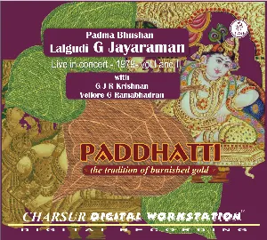Pochette de Paddhatti de Lalgudi Jayaraman