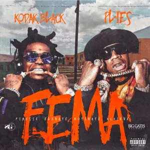 Pochette de F.E.M.A. de Kodak Black - Plies