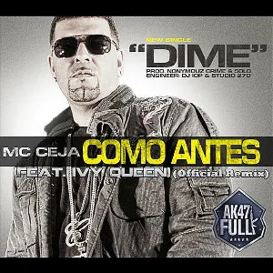 Pochette de Dime (remix) de MC Ceja