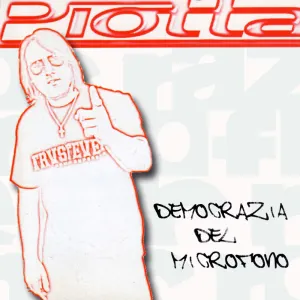 Pochette de Democrazia del microfono de Piotta