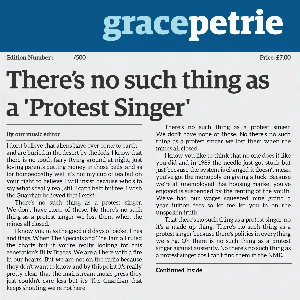 Pochette There’s No Such Thing as a Protest Singer