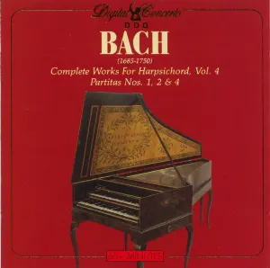 Pochette Complete Works for Harpsichord, Vol. 4: Partitas Nos. 1, 2 & 4