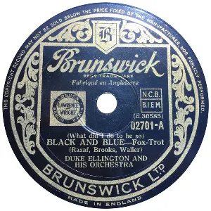 Pochette de Black and Blue / Jungle Jamboree de Duke Ellington and His Orchestra