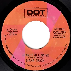 Pochette de Lean It All on Me de Diana Trask