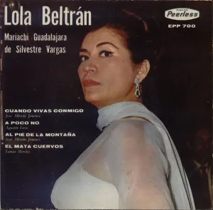 Pochette de Cuando vivas conmigo / A poco no / Al pie de la montaña / El mata cuervos de Lola Beltrán