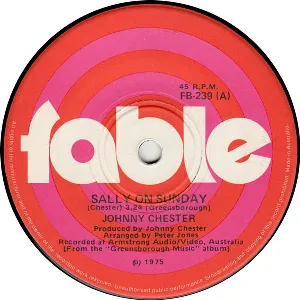 Pochette de Sally on Sunday de Johnny Chester