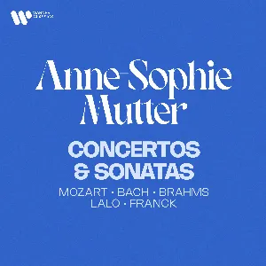 Pochette de Concertos & Sonatas: Mozart, Bach, Brahms, Lalo, Franck... de Pablo de Sarasate - Anne‐Sophie Mutter - Johann Sebastian Bach - César Franck - Édouard Lalo - Wolfgang Amadeus Mozart - Johannes Brahms