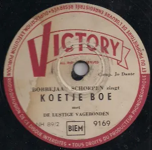Pochette de Koetje boe / De jodelende fluiter de Bobbejaan Schoepen
