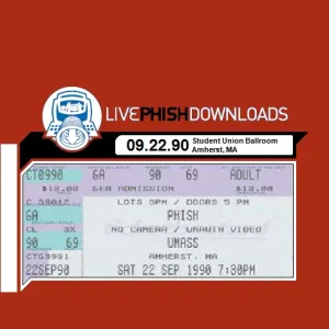 Pochette de 1990-09-22: University of Massachusetts, Amherst, MA, USA de Phish
