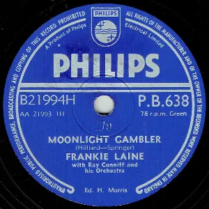 Pochette de Moonlight Gambler / Only If We Love de Frankie Laine