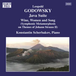 Pochette de Piano Music, Vol. 8: Java Suite / Wine, Women and Song de Konstantin Scherbakov - Leopold Godowsky