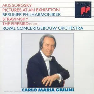 Pochette de Moussorgski - Tableaux d'une exposition de Carlo Maria Giulini