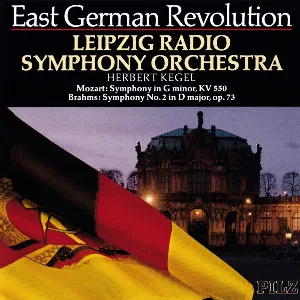 Pochette de Mozart: Symphony in G minor, KV 550 / Brahms: Symphony No. 2 in D major, op. 73 de Herbert Kegel - Wolfgang Amadeus Mozart - Johannes Brahms - MDR Sinfonieorchester