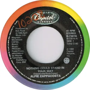 Pochette de Nothing Could Stand in Your Way de Zappacosta
