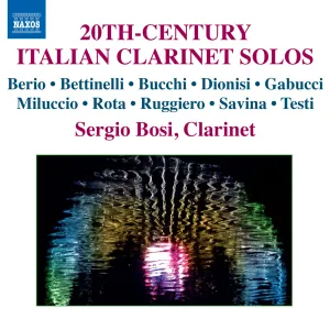Pochette de 20th-Century Italian Clarinet Solos de Carlo Savina - Nino Rota - Luciano Berio