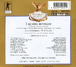 Pochette de I quatro rusteghi de Ermanno Wolf‐Ferrari - Orchestra del Teatro La Fenice