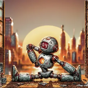Pochette de Daybreak Diagnostics: A Robot’s Routine de Psilodump