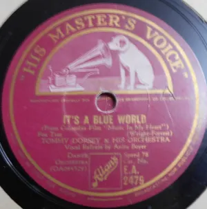 Pochette de It's a Blue World / Too Romantic de Tommy Dorsey and His Orchestra