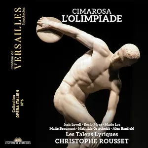 Pochette de L'Olimpiade de Les Talens Lyriques - Christophe Rousset - Domenico Cimarosa