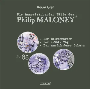 Pochette de Die haarsträubenden Fälle des Philip Maloney, N° 86 de Roger Graf